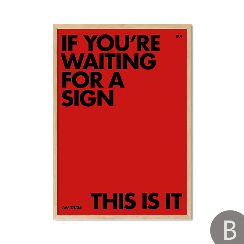 Decoorama: Arte Motivacional em Tela Retro para Parede