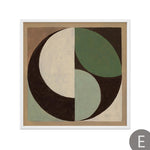 Decoorama: Arte em Tela Abstrata Verde para Sala de Estar