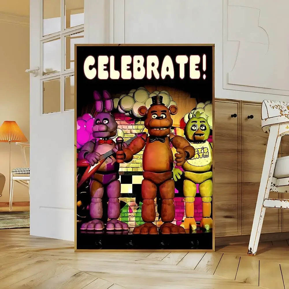 Decoorama: Pôsteres de Arte Estética - Five Nights at Freddy's