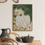 Decoorama: Arte em Tela Abstrata Verde para Sala de Estar