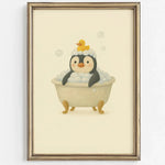 Decoorama: Arte de Parede Divertida com Animais no Banho