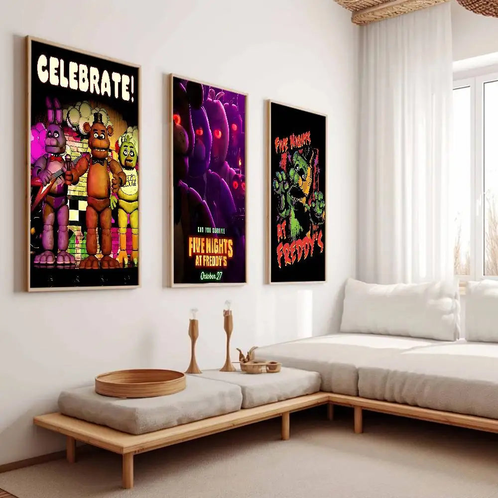 Decoorama: Pôsteres de Arte Estética - Five Nights at Freddy's