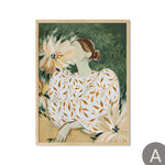 Decoorama: Arte em Tela Abstrata Verde para Sala de Estar