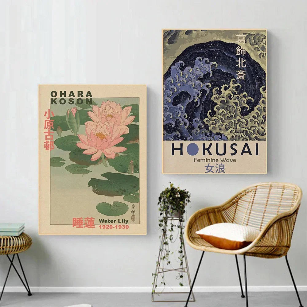 Decoorama: Arte Japonesa Vintage para Decoração de Parede